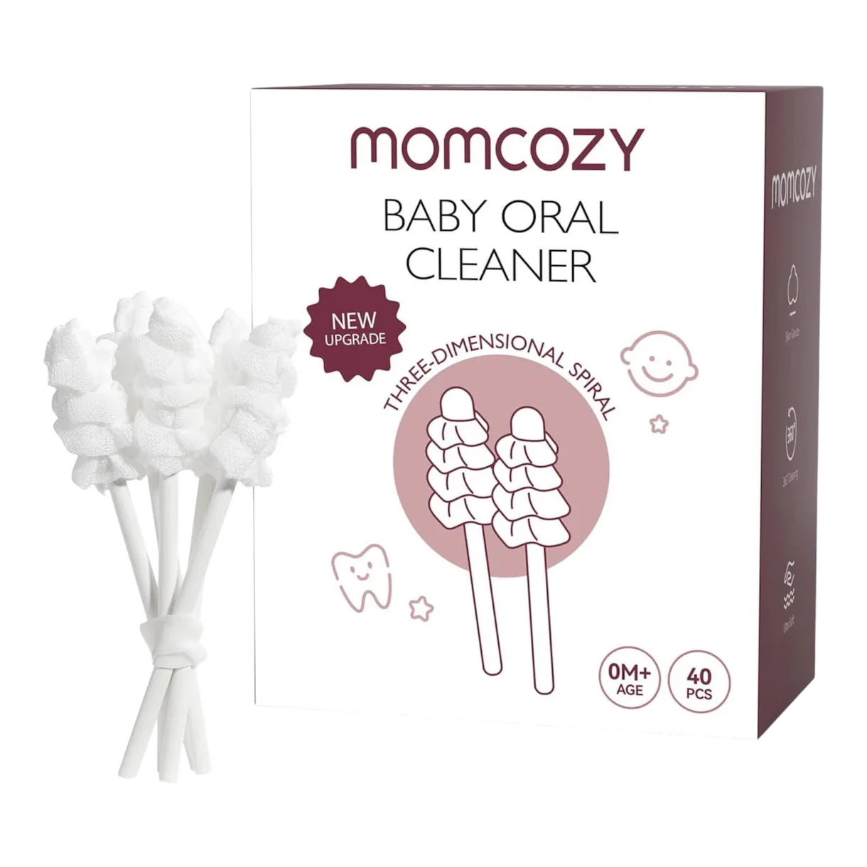 Shkopinj Pastrimi Njëpërdorimësh Momcozy-40copë/kuti