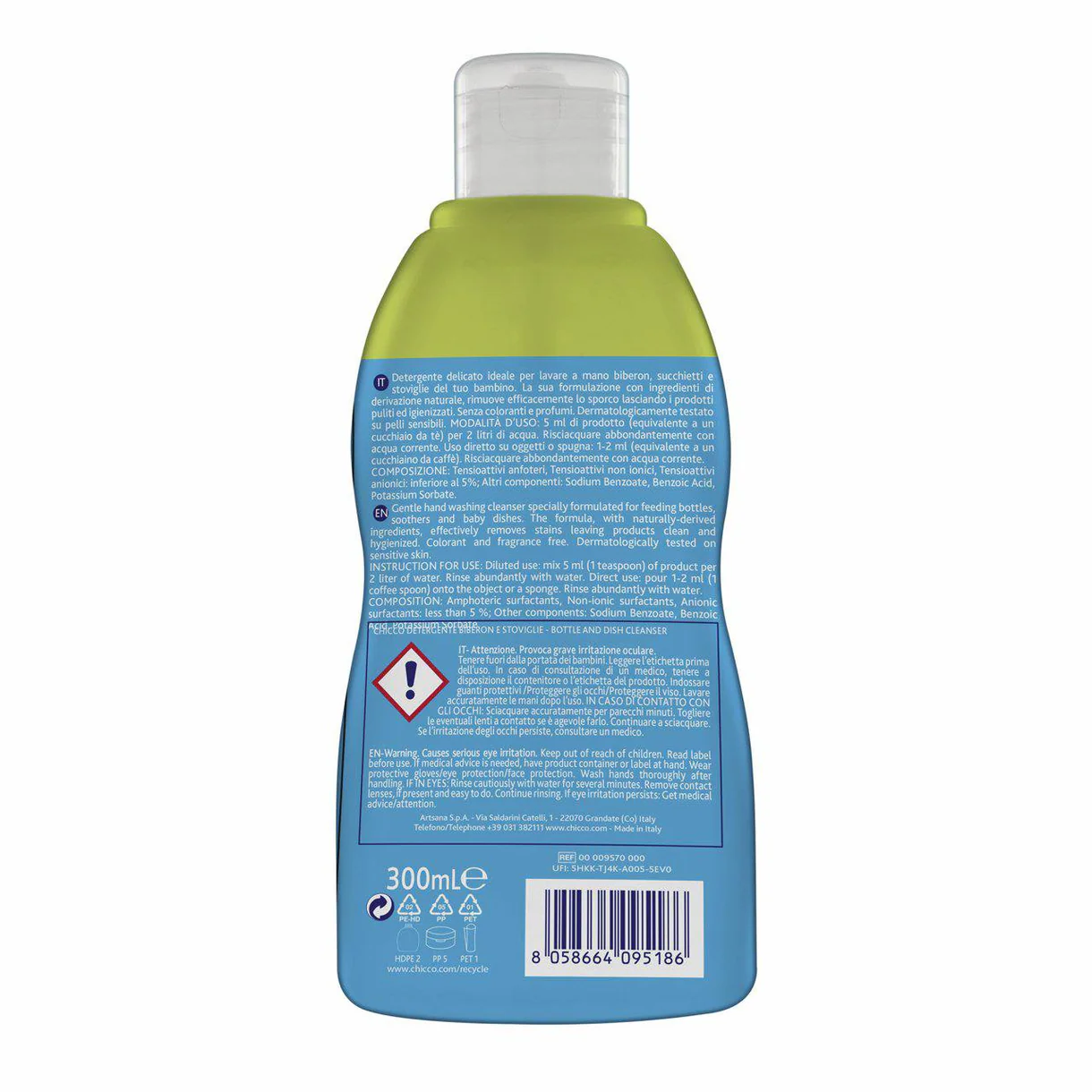 Detergjent Chicco Sensitive - 300ml - Image 2
