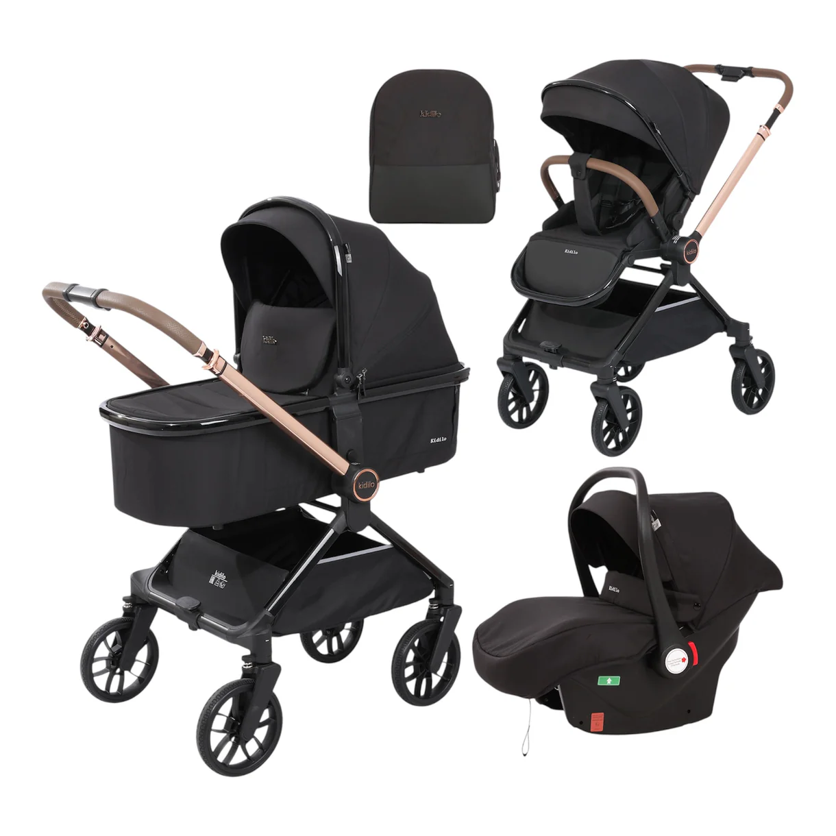 Karrocë Kidilo - Set 4në1 - Image 2