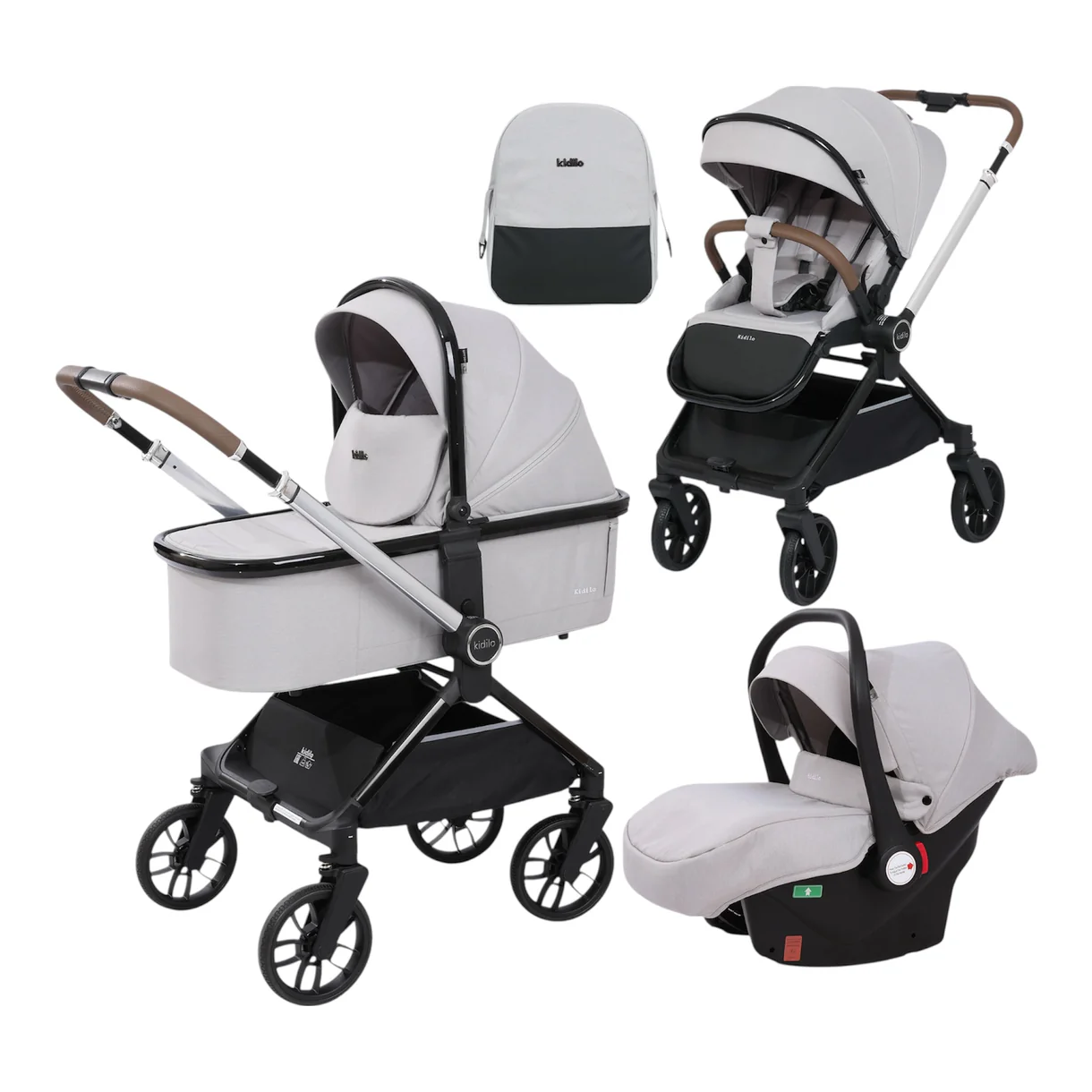Karrocë Kidilo - Set 4në1 - Image 3