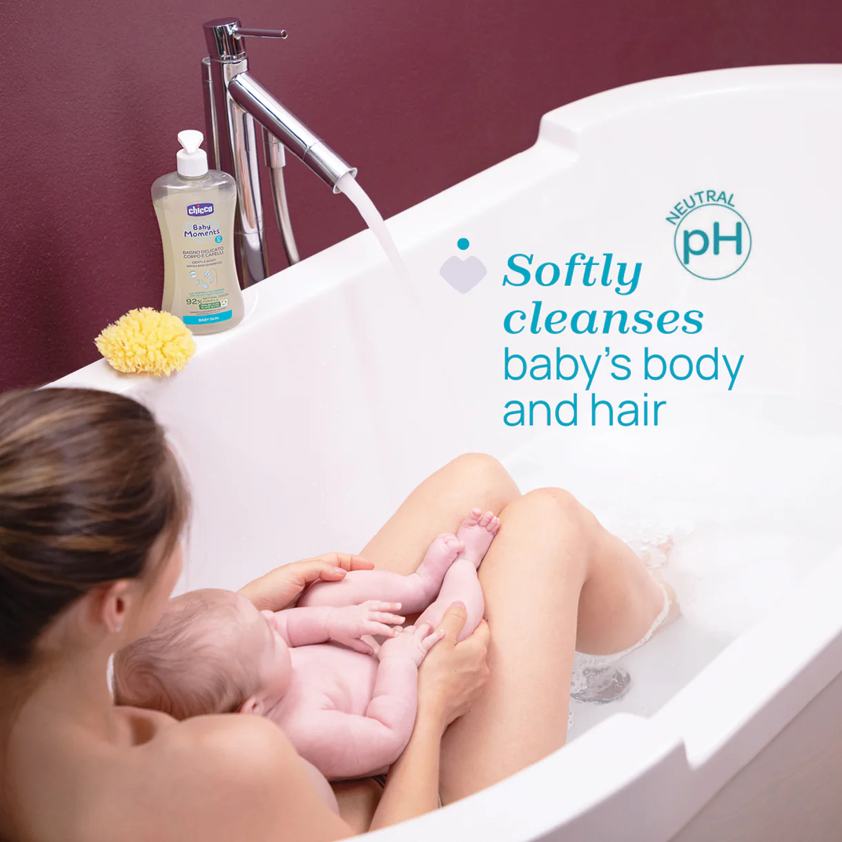 Shampo Chicco baby Moments 200ml - Image 3