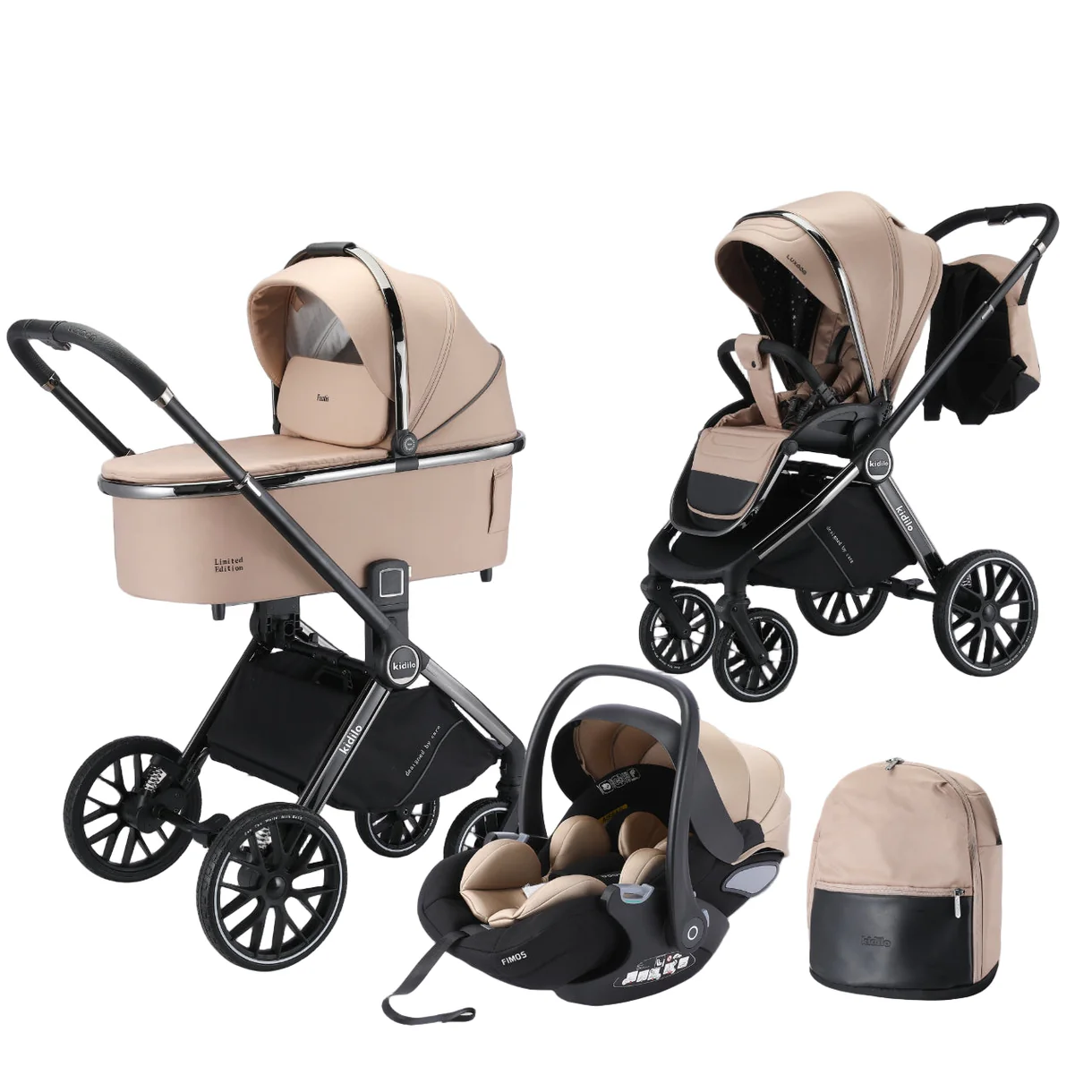 Karrocë Kidilo - Set 4në1 - Image 3