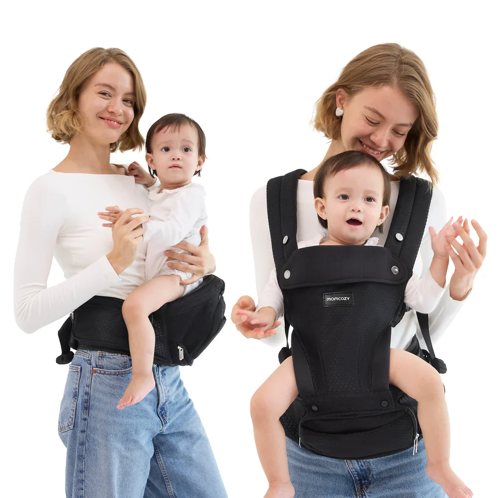Momcozy Kengur - Mbajtës 2ne1 me sedilje Air Mesh - Image 3