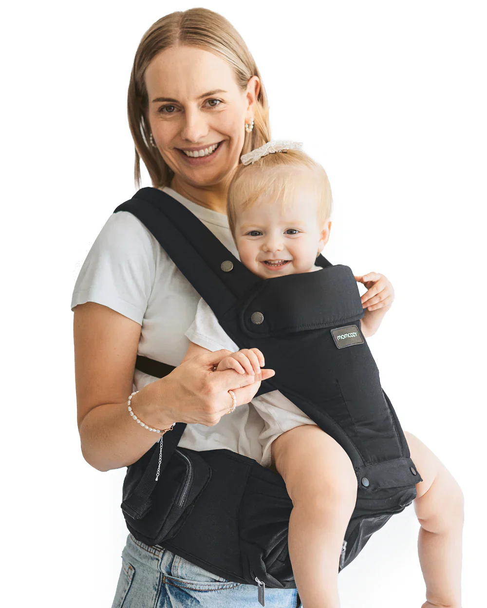 Momcozy Kengur - Mbajtës 2ne1 me sedilje Air Mesh - Image 2