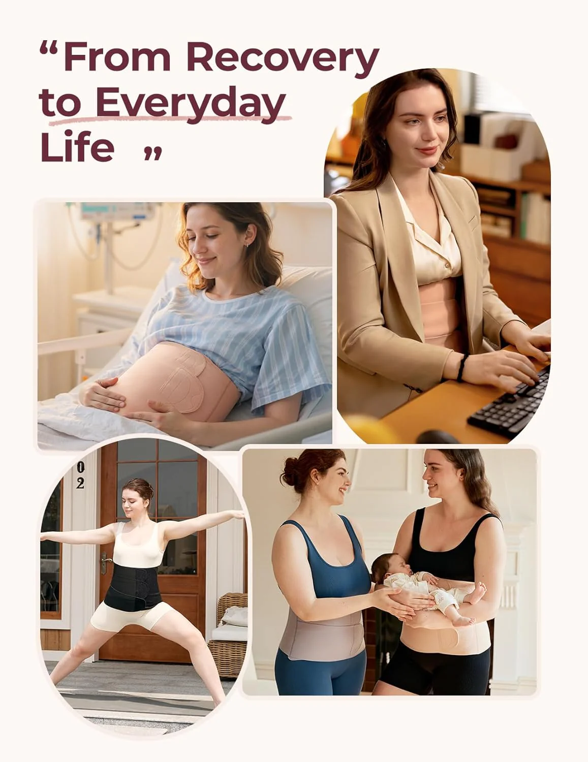 Momcozy Ergowrap - Korset pas lindjes me dizajn ergonomik dhe material të frymëmarrshëm - Image 3