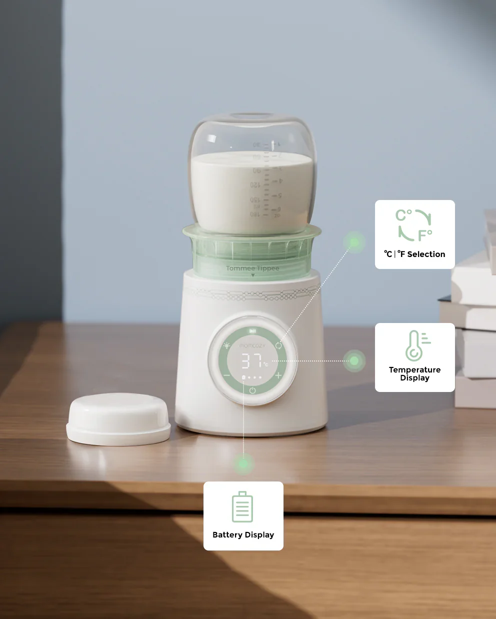Momcozy MW03 – Ngrohës i Portativ Shishesh për Udhëtim - Image 3
