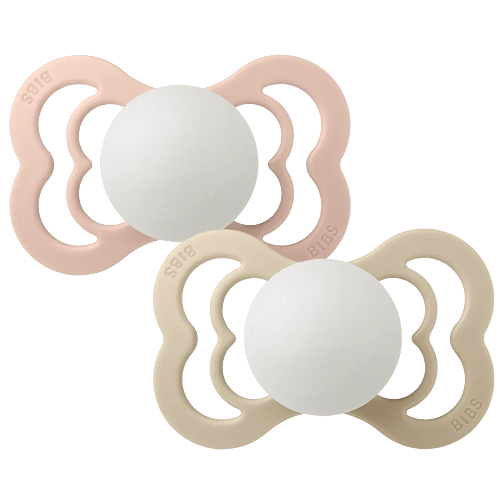 Biberon BIBS Supreme Pacifier GLOW - 2 copë